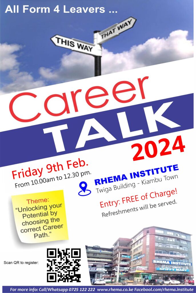 Factors to consider for Career Point Kenya Rhema Institute
